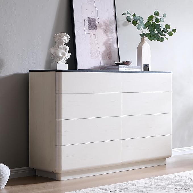 ACCOHOHO 8 Drawer Dresser for Bedroom, 52 Inch Wide Modern Chest of Drawers - Image 7