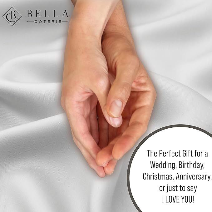 Bella Coterie Luxury Bamboo Viscose King Size Duvet Cover Set | 100% - Image 6
