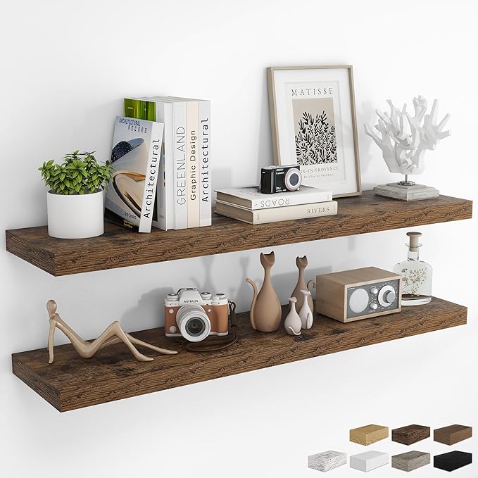 RICHFOCUS 48Inch Floating Shelves by Unknown