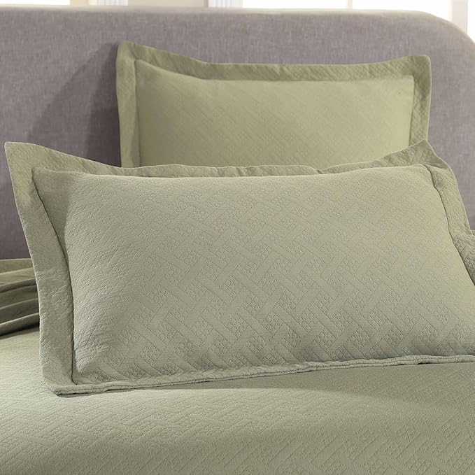 Superior 100% Cotton Basket Weave Bedspread - Image 4