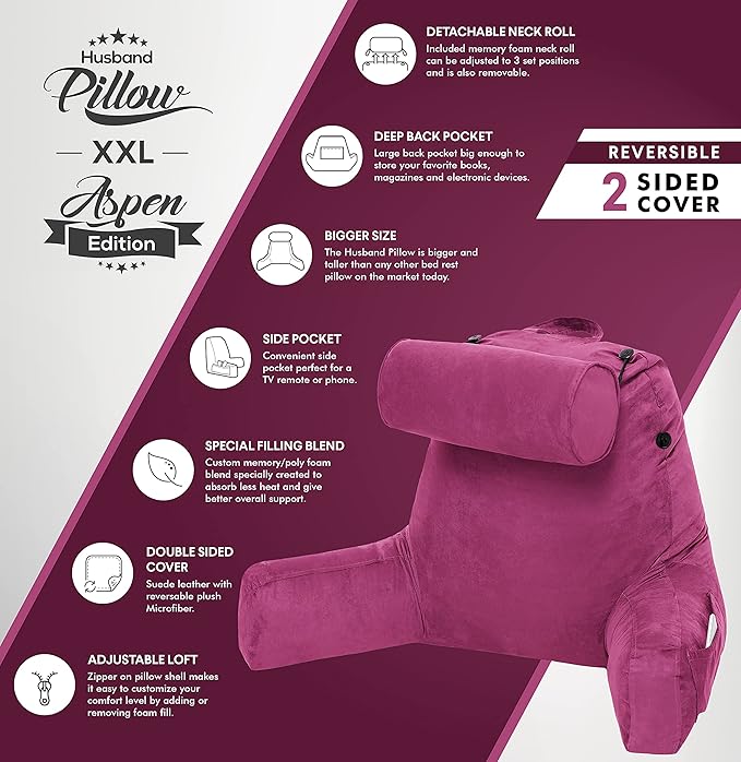 Husband Pillow XXL Aspen Edition - Image 5