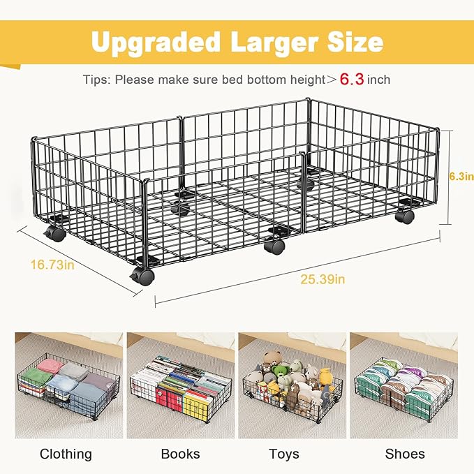 Mr IRONSTONE Under Bed Storage Containers - Image 2