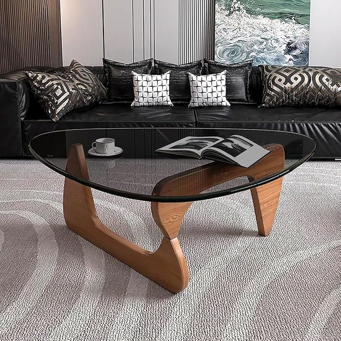 Mid Century Modern Glass Coffee Table, Coffee Table - Image 8