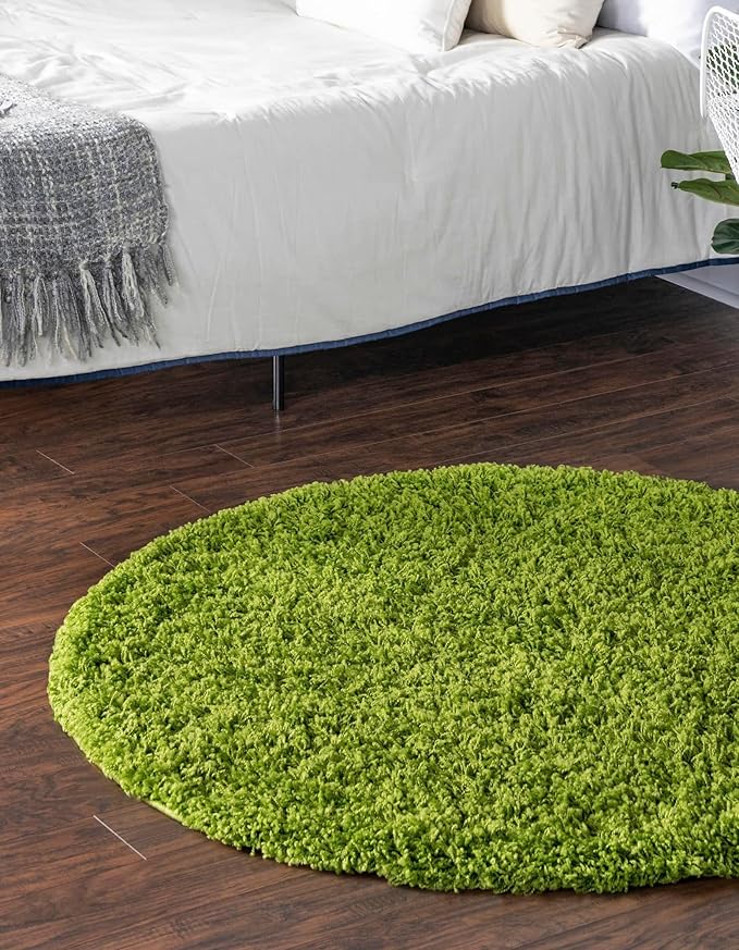 Unique Loom Solid Shag Collection Area Rug - Image 4