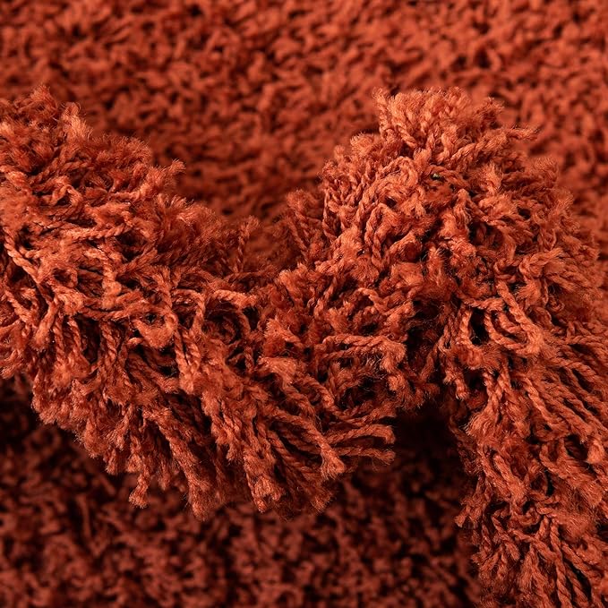 Unique Loom Solid Shag Collection Area Rug - Image 8