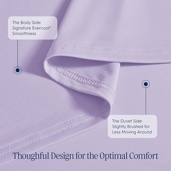 REST® Evercool®+ Top Sheet, Full/Queen Size, Lavender Breeze - Image 3