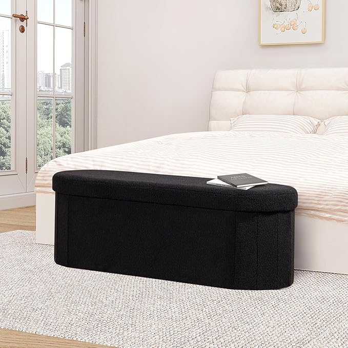 B FSOBEIIALEO Ottoman with Storage - Image 7