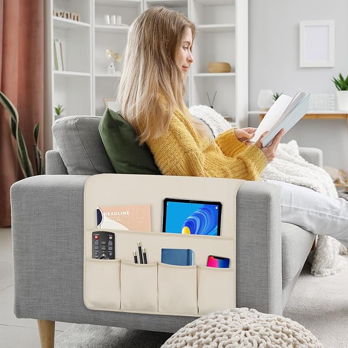 WETRBWEH Remote Control Holder for Armchair，Couch Caddy Organizer TV Remote - Image 3