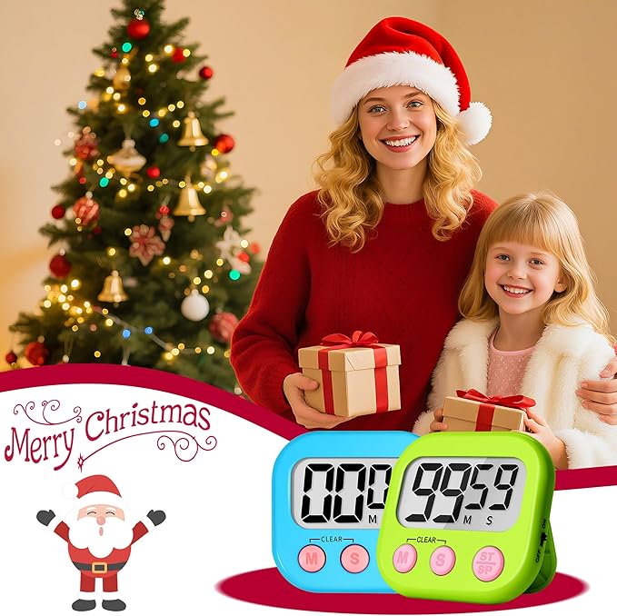 ZILLEEN Classroom Timer for Kids Teachers 12 Pack Digital Tmers - Image 6