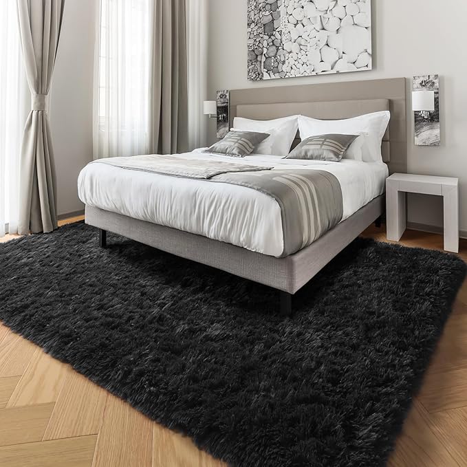 PAGISOFE Fluffy Shaggy Washable Area Rug - Image 7