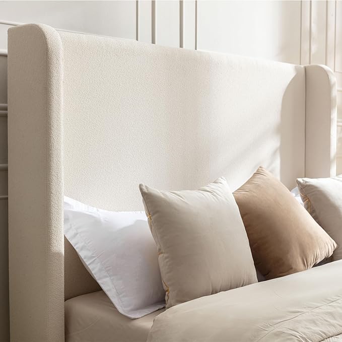 Harper Bed Frame with 54" Extra-Tall Headboard - Image 4