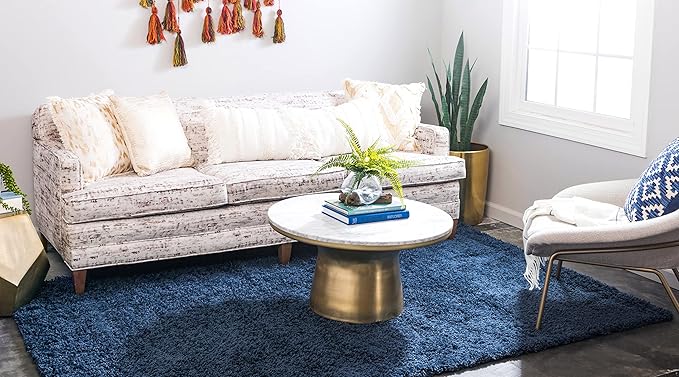 Unique Loom Solid Shag Collection Area Rug - Image 14