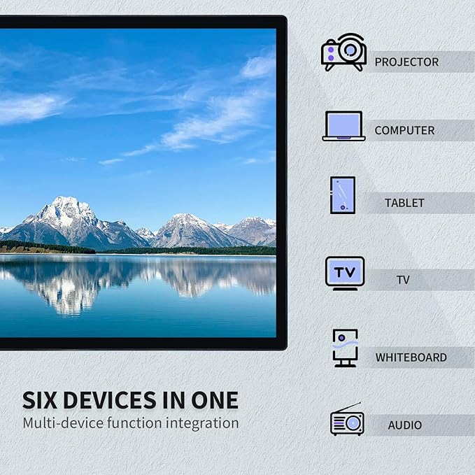 TouchWo 65" Touchscreen Monitor Smart Board, 4K Interactive Presentation - Image 3
