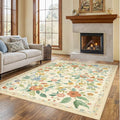 Amada 5x7 Area Rugs, Non-Slip & Low-Profile Living Room Rug by AMADAHOMEFURNISHING