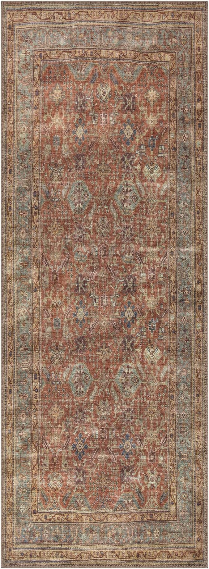 Bloom Rugs Washable Non-Slip 7 ft Runner - Image 3