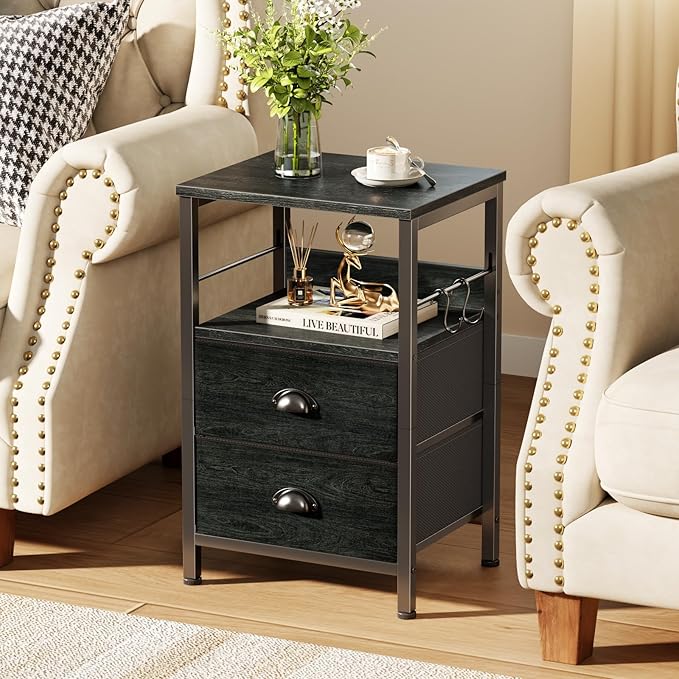 Furologee Nightstands Set 2, Night Stand - Image 2