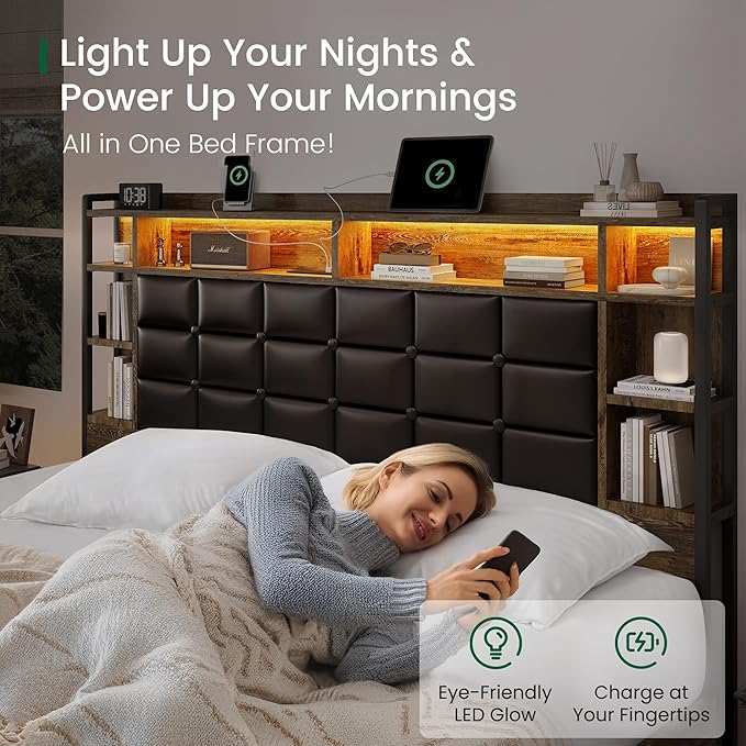 LARMACE Queen Size Bed Frame - Image 6