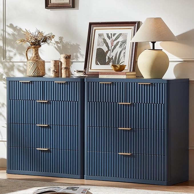 LEYAOYAO Fluted 5 Drawers Dresser - Image 6
