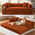 Convertible Futon Sofa Bed, Queen Sleeper Sofa Bed, Compressed Couch in a Box by GJQFurniture