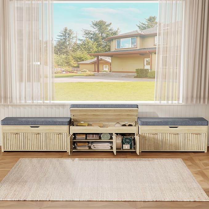 Shoe Bench with Storage - Image 8
