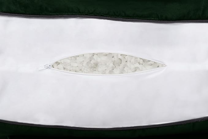 Husband Pillow Aspen Ramona Green, Reading Pillow Bed Rest Chair, Two-Sided - Image 7