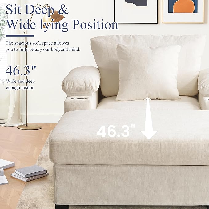 SUNWAVE 58" Chaise Lounge Chair - Image 8