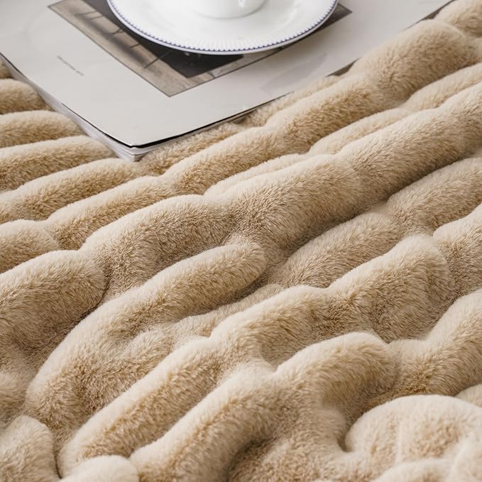 BATTILO HOME Luxury Faux Fur Throw Blanket - Image 6