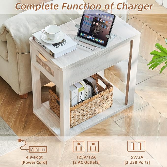 LEYAOYAO Narrow Side Table Set 2 - Image 7