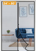 Yotache Magnetic Screen Door Fits Door Size 34 x 80, Screen Size 36" x 81" by yotache