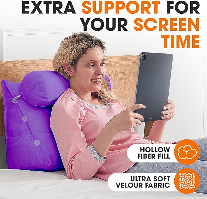 Cheer Collection Reading Wedge Pillow - Image 2