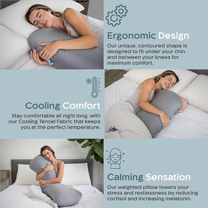 Weighted Body Pillow 8lbs - Image 4