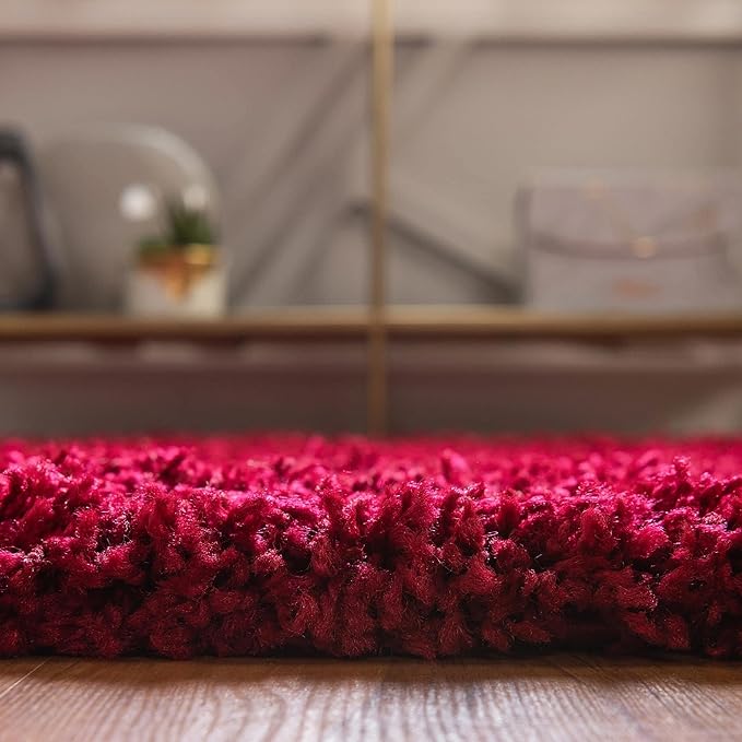 Unique Loom Solid Shag Collection Area Rug - Image 12