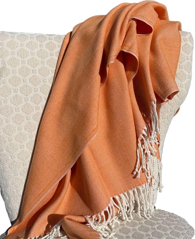 Alashan Cotton Acrylic Adirondack Herringbone Woven Throw - Image 3