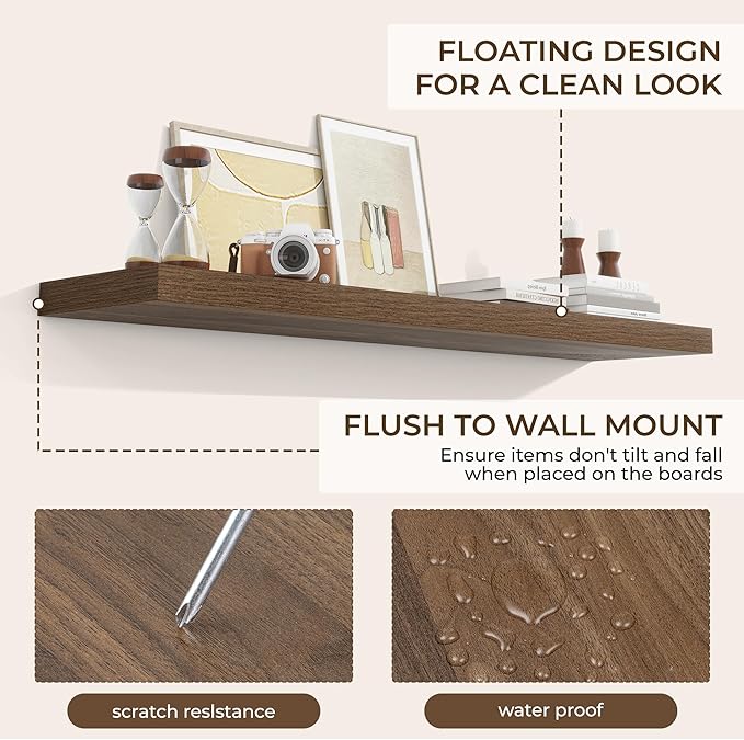 RICHFOCUS 55Inch Floating Shelves - Image 6