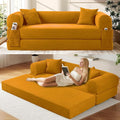 Convertible Futon Sofa Bed, Queen Sleeper Sofa Bed, Compressed Couch in a Box by GJQFurniture