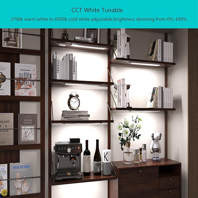 Smart Under Cabinet Lighting Strip Lights White & Color Changing Dimmable Work - Image 7