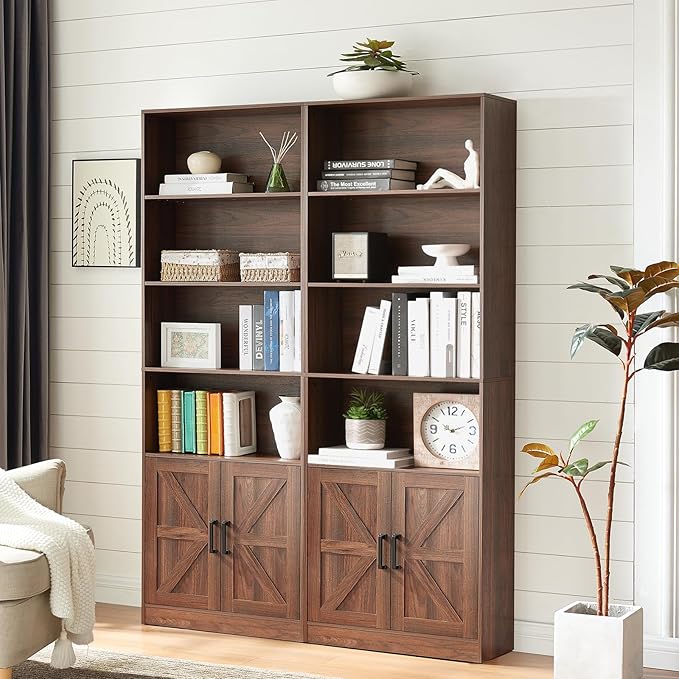 RWYHG 70in Tall Bookshelf 6 Tier Bookcase - Image 3