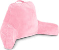 Husband Pillow Pink, Original Reading Pillow in Bed Rest Chair, Shredded Memory by HusbandPillow