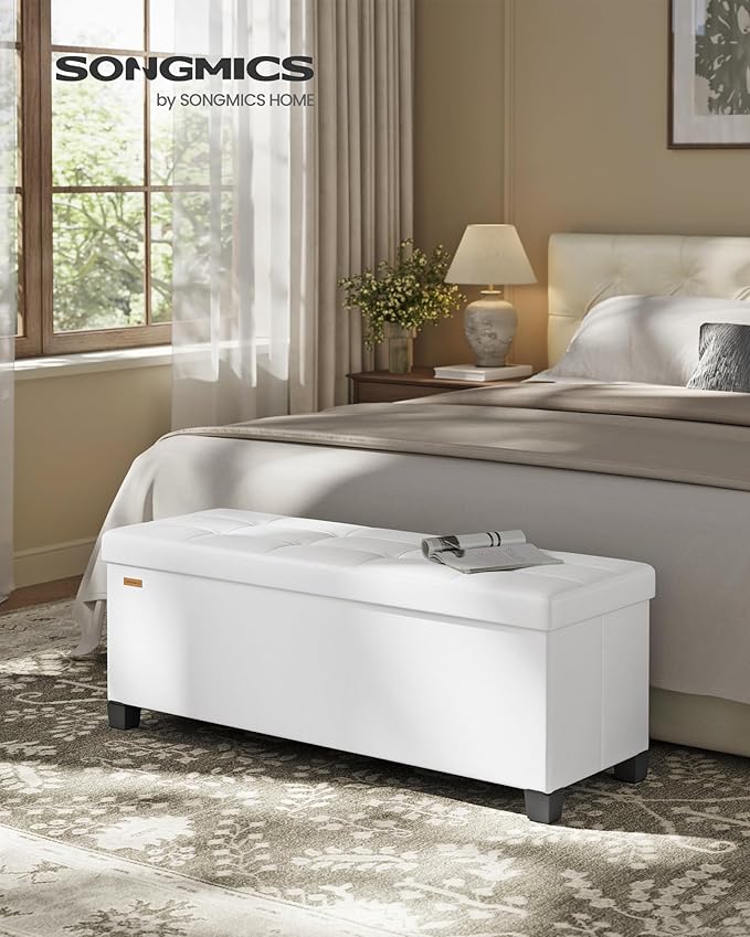SONGMICS Storage Ottoman, Storage Bench - Image 2
