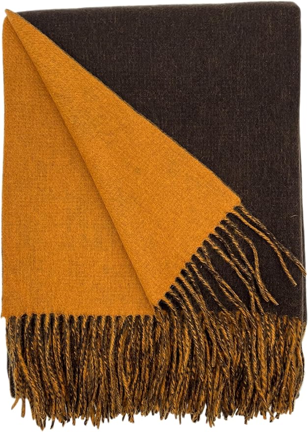 Alashan Cashmere Blend Double Faced Throw-Super Soft and Luxe Fabric- Perfect by Alashan