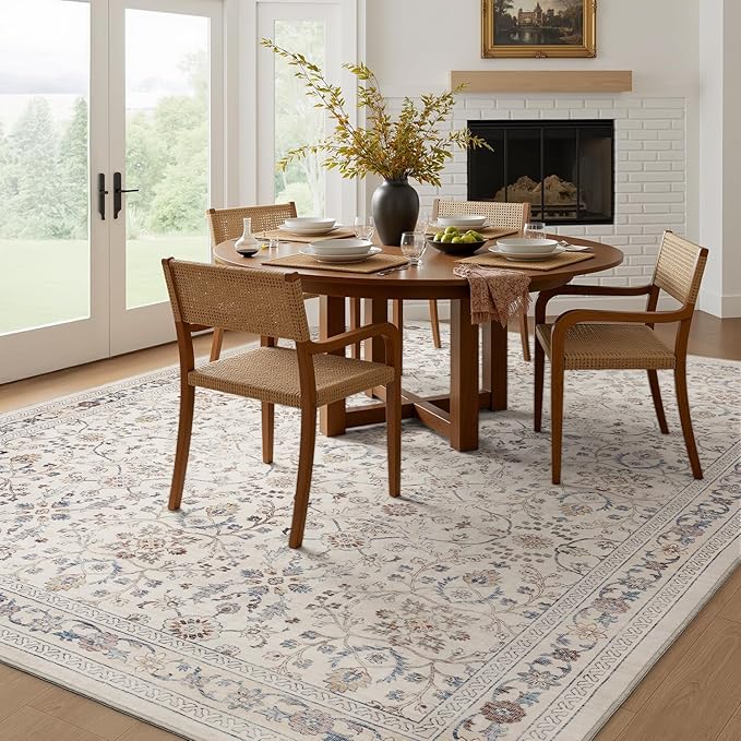 MontVoo-Vintage Area Rug 8X10 Beige - Image 5