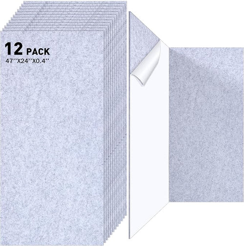12 Pack Large Acoustic Panels by Landical