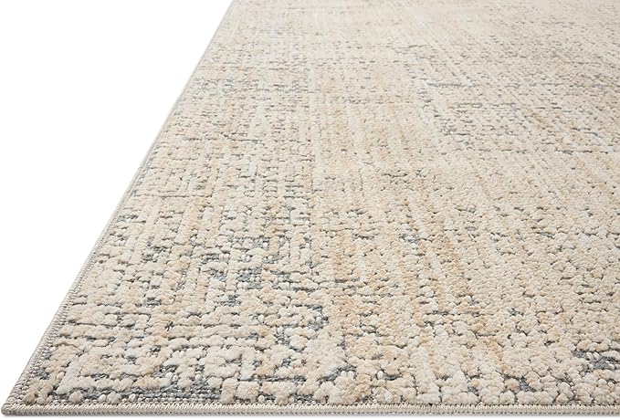 Loloi Amber Lewis Bexley Collection BEX-03 Natural/Slate 6'-6" x 9'-3" Area Rug - Image 4