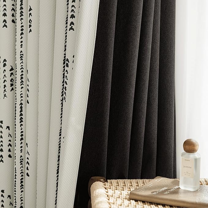 100% Boho Blackout Curtains 63 Inches Long - Image 9