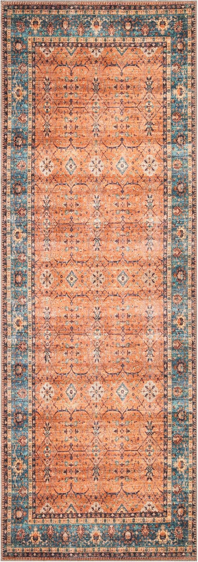Bloom Rugs Washable Non-Slip 7 ft Runner - Image 3