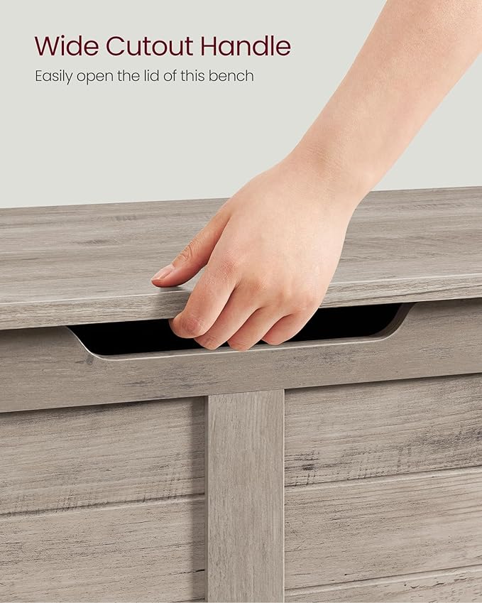 VASAGLE Storage Chest, Storage Bench - Image 8