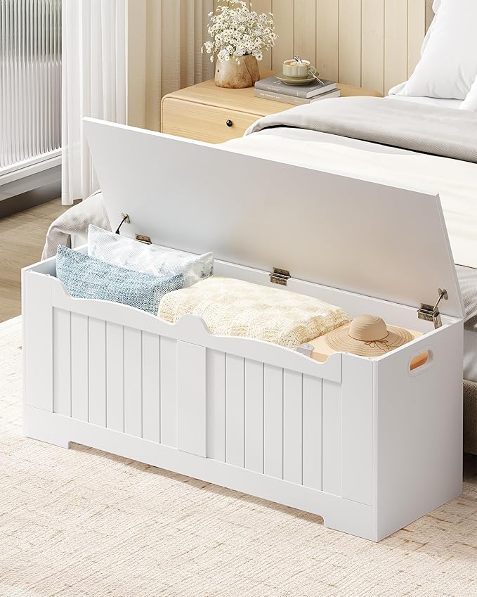 Hzuaneri 47.2" Storage Chest, Extra Large Storage Bench Trunk - Image 2