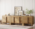 WAMPAT 3 Piece Bedroom Dresser Set, 110.2" Wide 12 Drawers Wood Dresser by WAMPAT