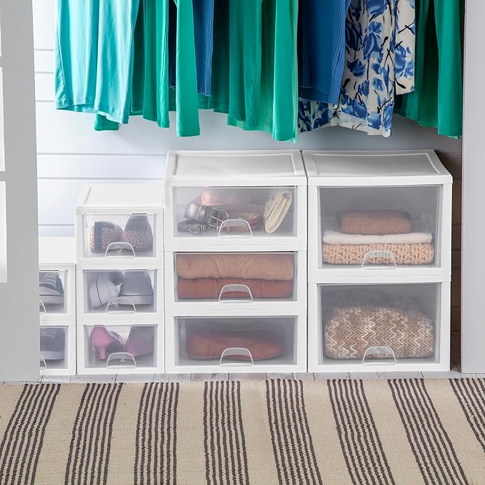 Sterilite 12-Pack 16 Quart Stacking Drawer, Accessories, Craft Supplies - Image 8
