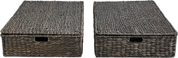 happimess BSK2015C-SET2 Holden 30" Classic Costal Hand-Woven Hyacinth Wicker by Happimess